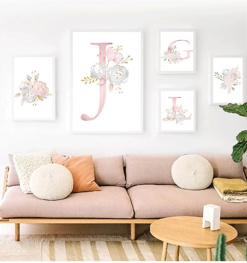 Flowers Wall Art Pictures For Girls Room