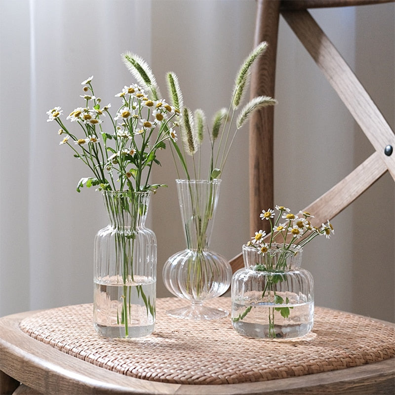 Nordic Glass Flower Vase